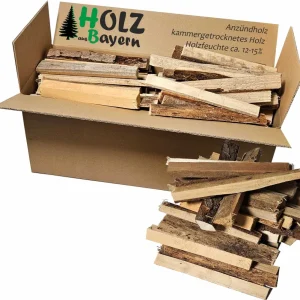 Anzündholz aus Holz – mit wählbarer Menge, Produktansicht 1