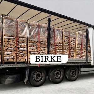 Birkenholz zum Heizen – Großladung, 30/33 cm, 2 RM Paletteneinheiten, Produktansicht 1
