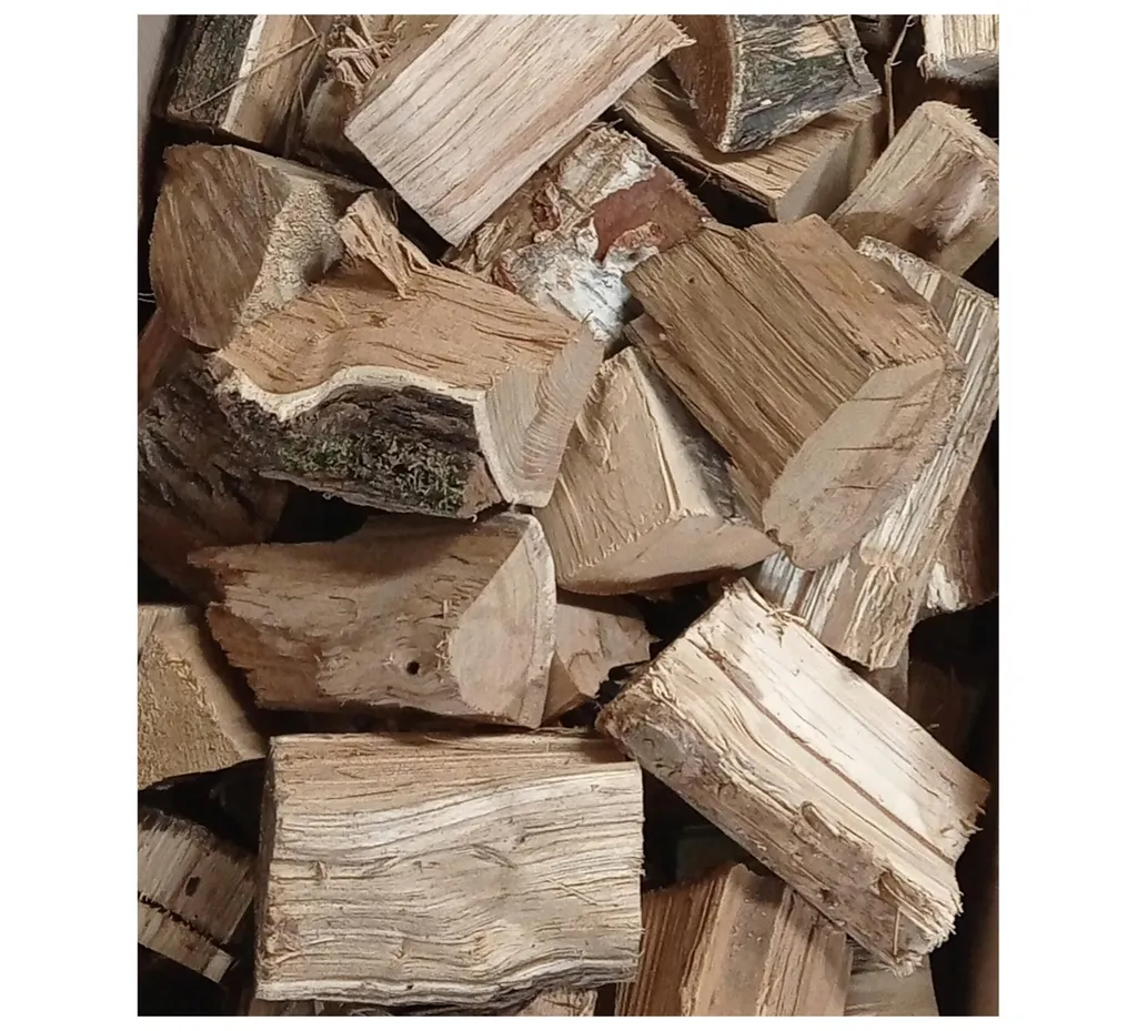 Brennholz – Restholz Mischholz 30 kg Karton, Produktansicht 4
