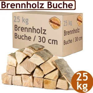 Buchen-Kaminholz – 30 cm, 25 kg, Produktansicht 1