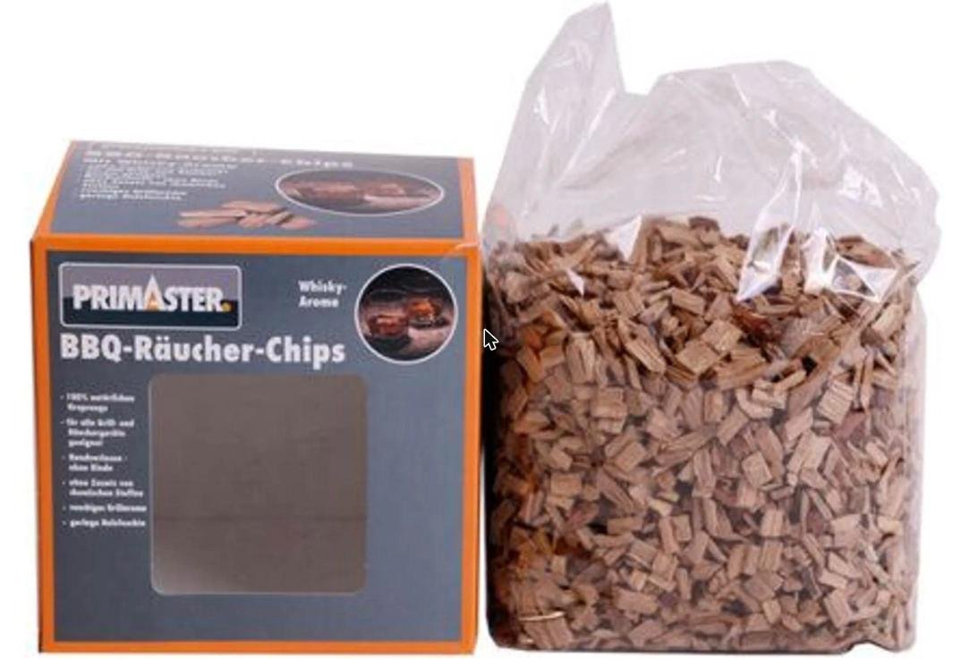 Grillholz & Räucherholz – Primaster Räucher-Chips Whisky 600 g, Produktansicht 1
