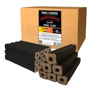 KAY Eichenholzbriketts – 30 kg, 23/33 cm, Produktansicht 1
