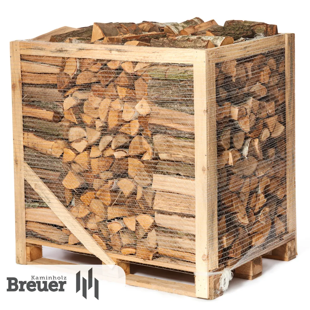 Laubholz-Mix Kaminholz – 1 RM / 1,6 SRM, 25 cm, 500 kg, Produktansicht 1