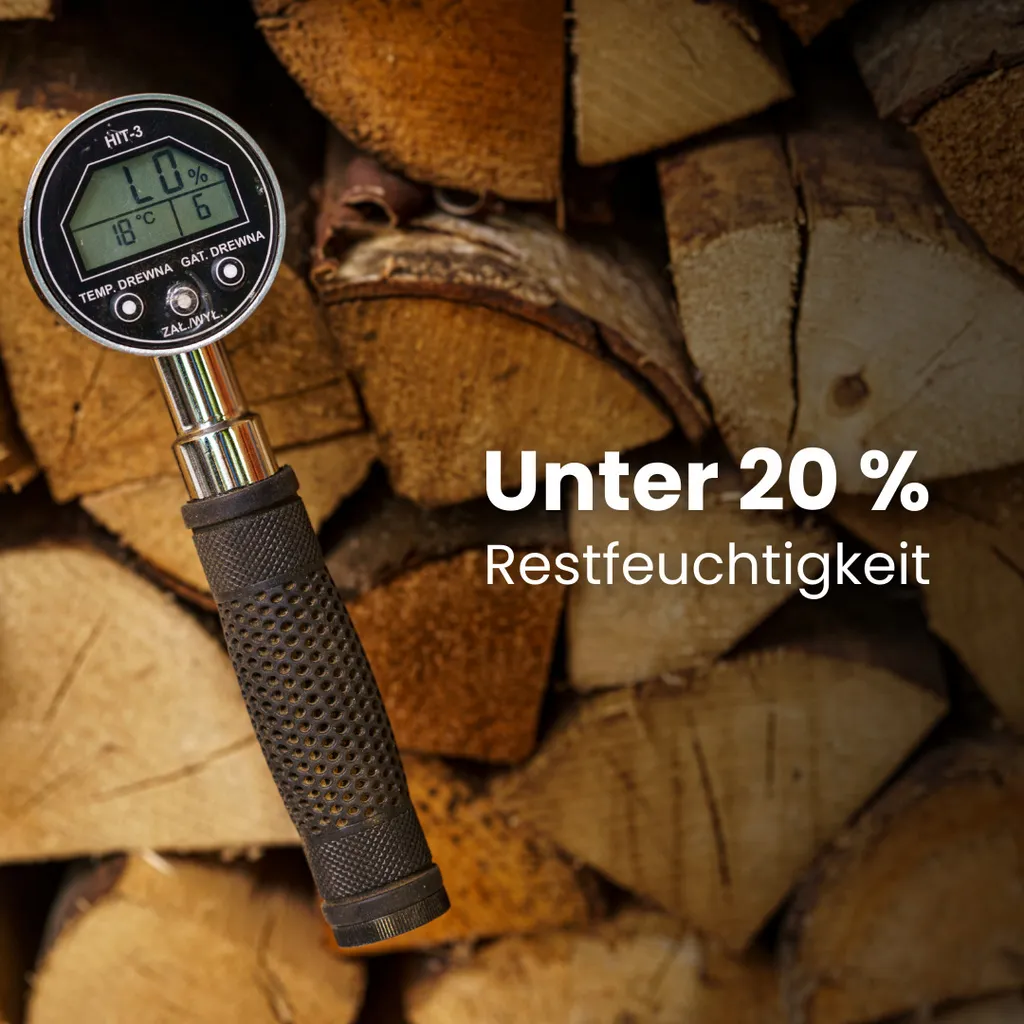 Laubholz-Mix Kaminholz – 1 RM / 1,6 SRM, 25 cm, 500 kg, Produktansicht 2