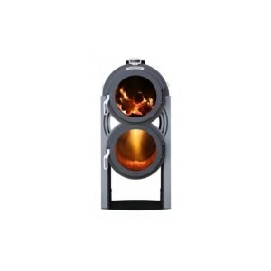 LS Pyro Nemo Holzofen mit Doppelflamme – 12 kW, Produktansicht 1