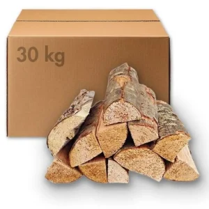 Mischholz-Kaminholz – 30 kg, ca. 28–33 cm, max. 25 % Holzfeuchte, Produktansicht 1