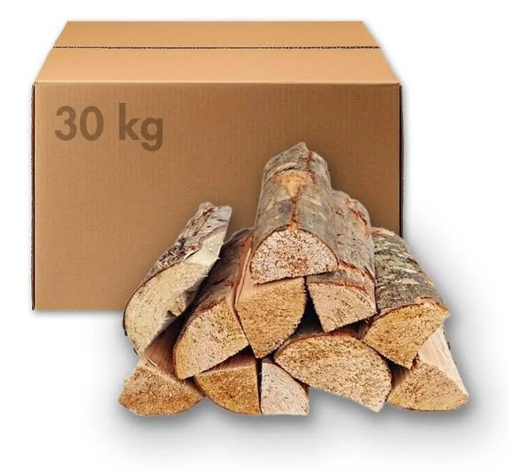 Mischholz-Kaminholz – 30 kg, ca. 28–33 cm, max. 25 % Holzfeuchte, Produktansicht 1