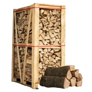Mix – 2 Paletteneinheiten à 40-cm Scheite (3 Ster / 2,4 m³), Produktansicht 1