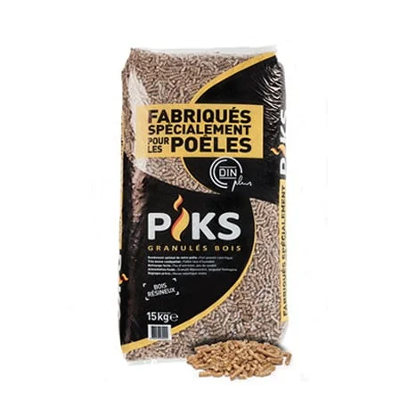 Pellets aus Holz 6 mm – Paletteneinheit mit 66 Säcken à 15 kg, Produktansicht 2