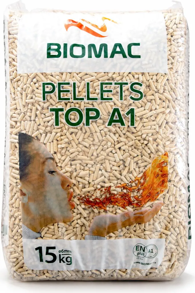 Pellets aus Holz ENplus A1 – 15 kg, 6 mm, Fichte/Kiefer, Produktansicht 4