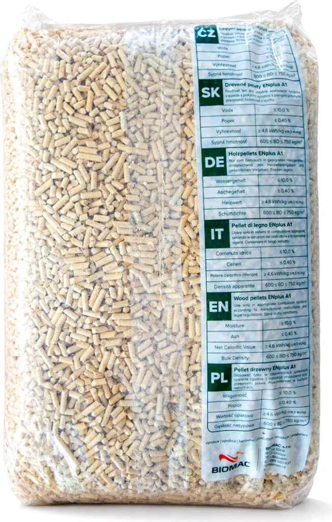 Pellets aus Holz ENplus A1 – 15 kg, 6 mm, Fichte/Kiefer, Produktansicht 5