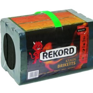 REKORD Braunkohle-Kaminbriketts – 10 kg, Produktansicht 1