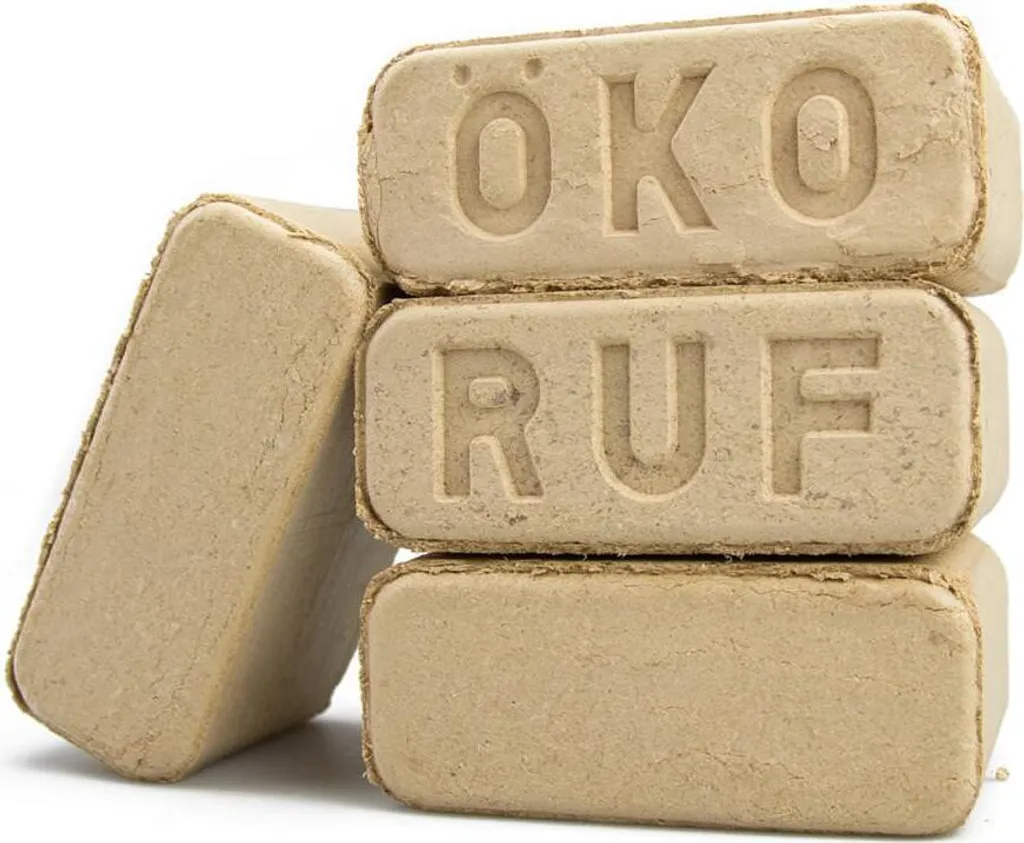 RUF Buchenholzbriketts – 96 × 10 kg, Gesamtgewicht 960 kg, Produktansicht 2