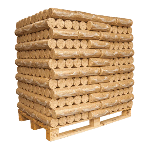 Tages-Briketts aus Holz – Paletteneinheit mit 104 Paketen (9,65 kg), Produktansicht 1